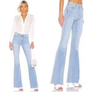 NWT L'AGENCE Bell High Rise Flare Jean in Blue Cloud - Size 29